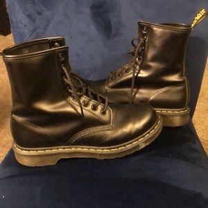 Black Dr. Martens. Gently worn